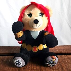 Marvel Black Widow Plush Build A Bear Workshop BAB 8" Stuffed Animal Stuffie